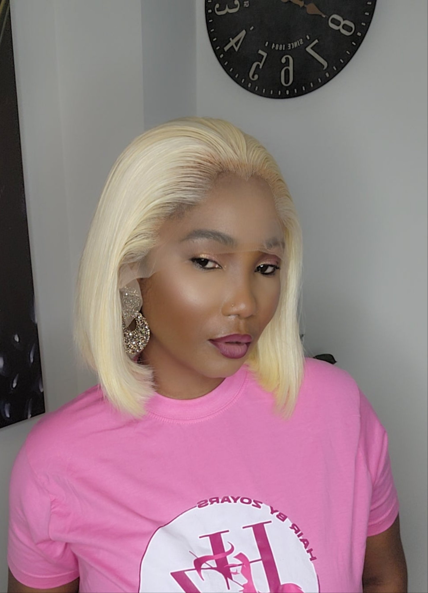 Blonde goddess wig