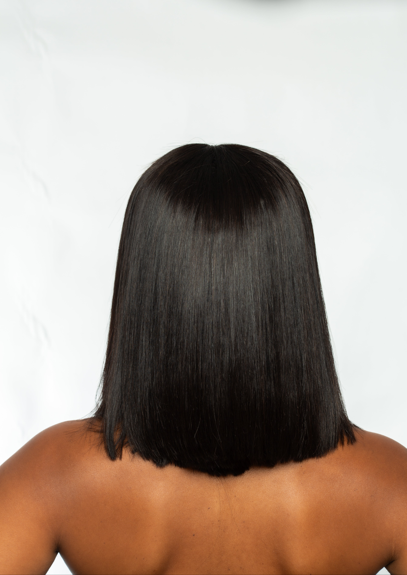 Natural blunt bob wig