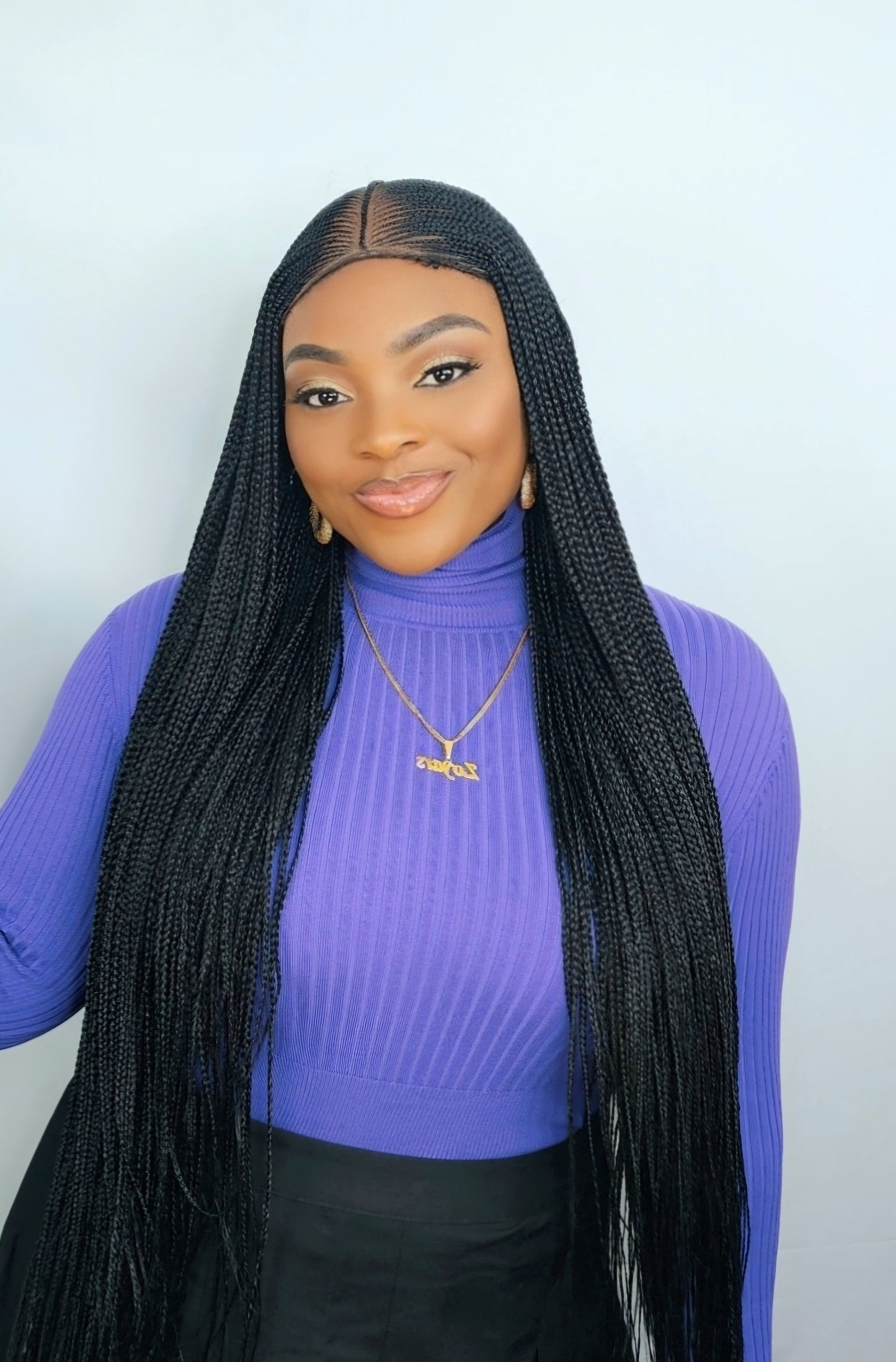 Fulani braids wig