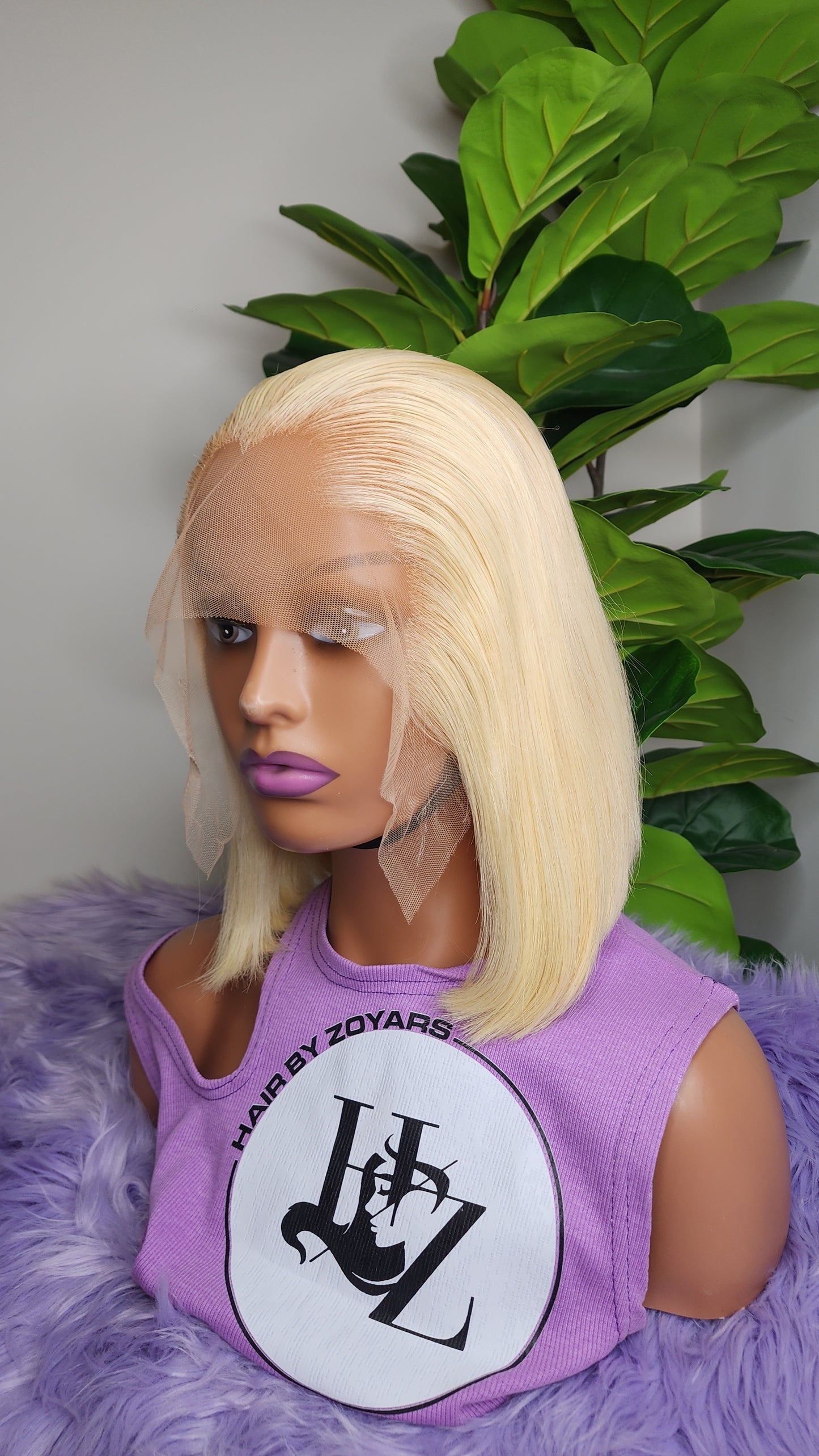 Blonde goddess wig