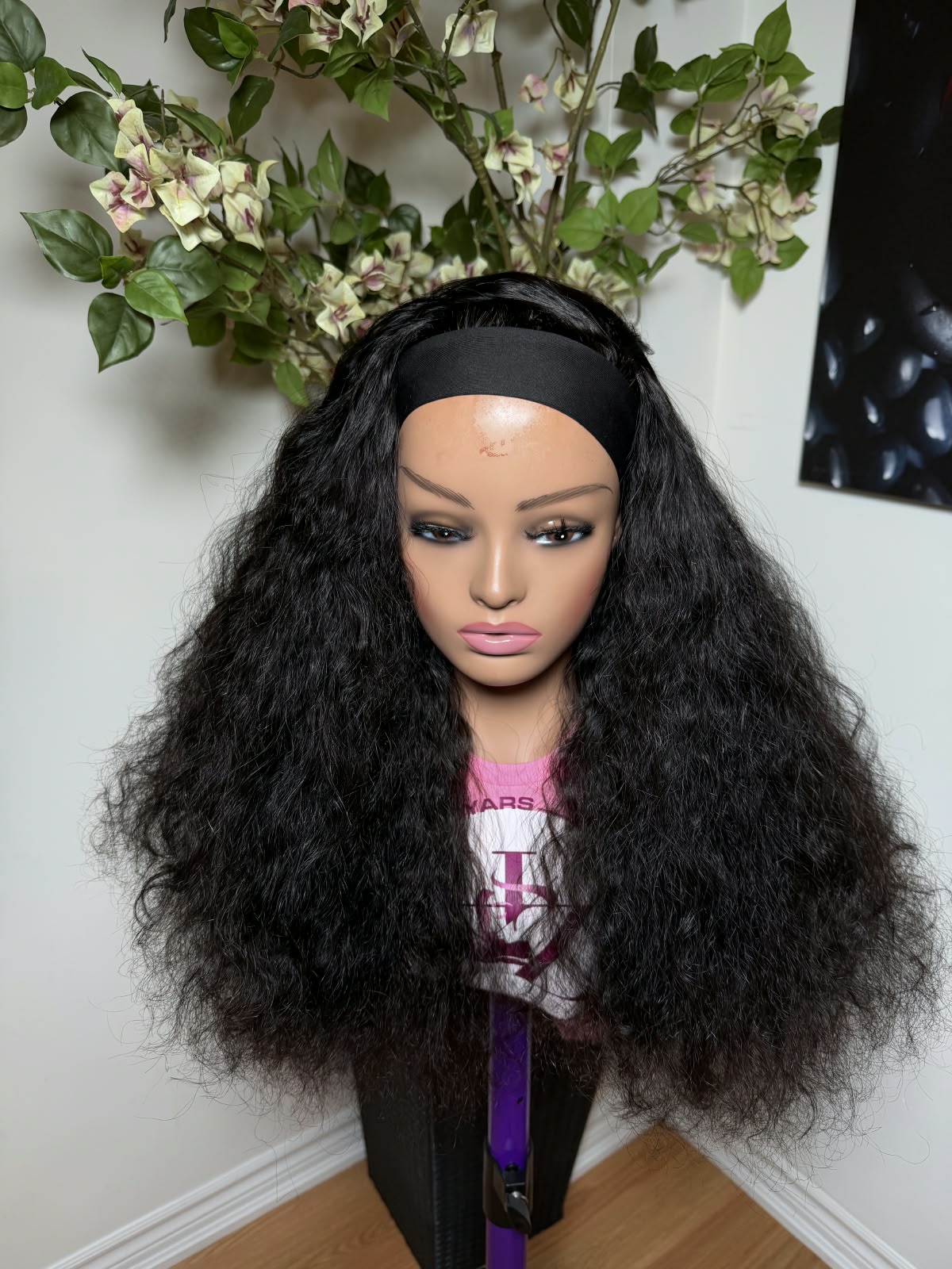 Loose wave hairband wig