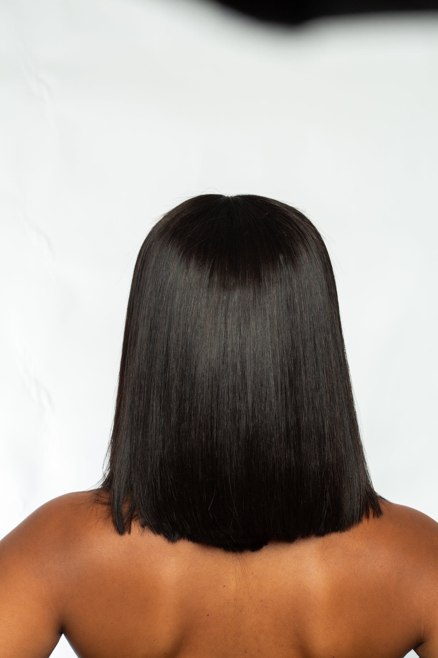 Natural blunt bob wig