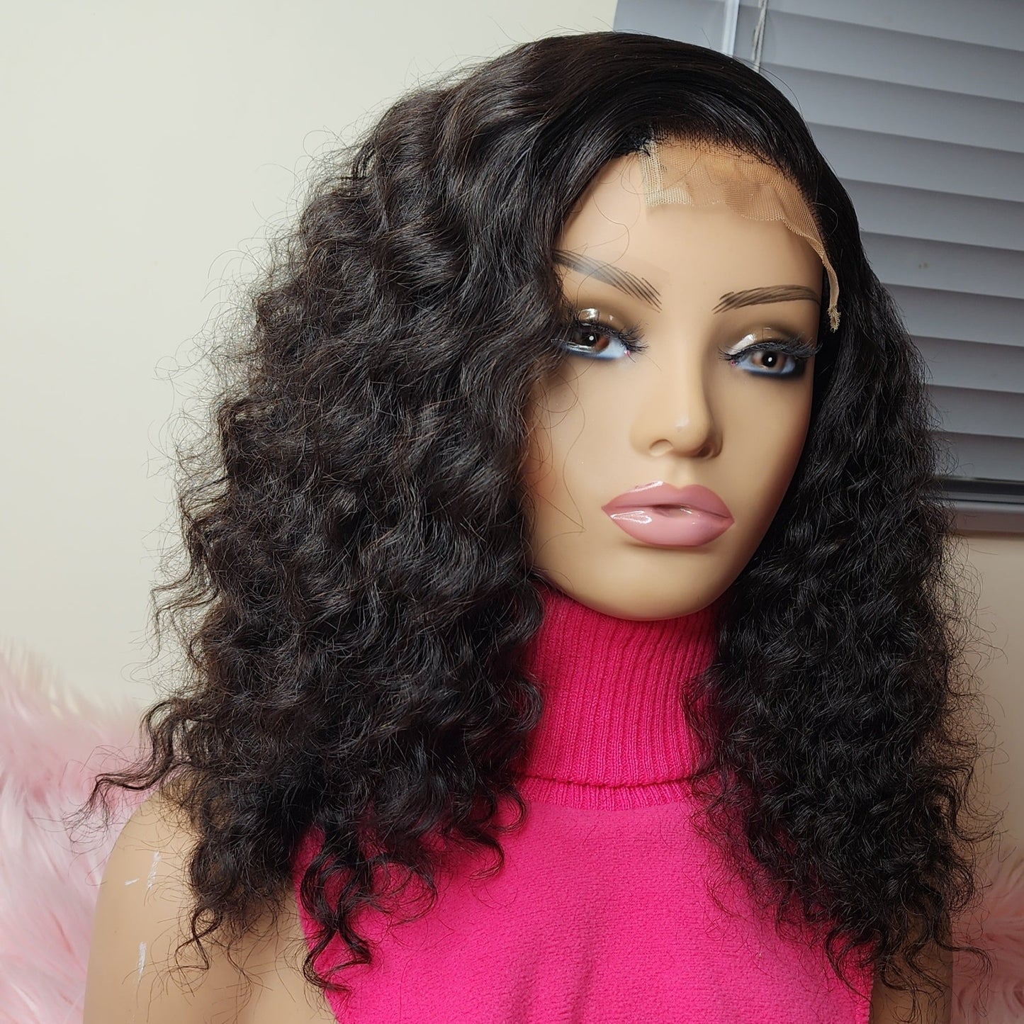 Half ocean wave wig