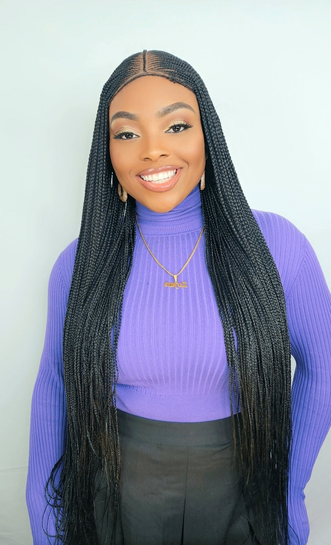 Fulani braids wig