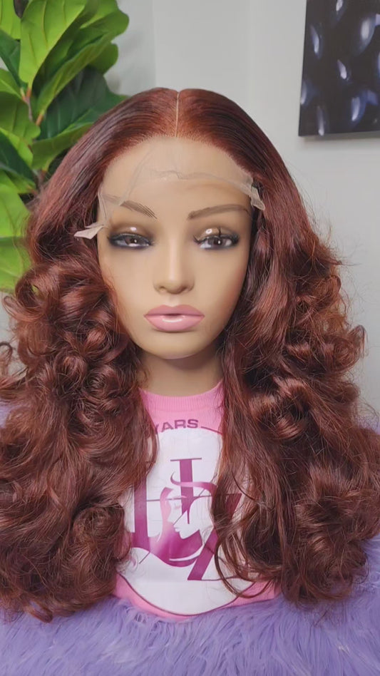 Copper ginger wig