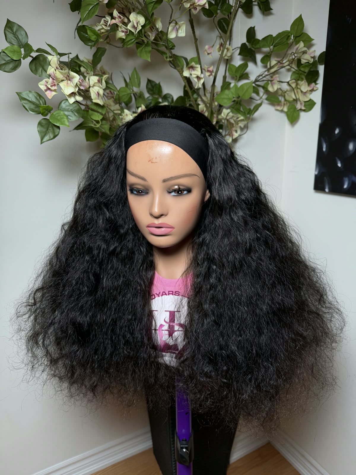 Loose wave hairband