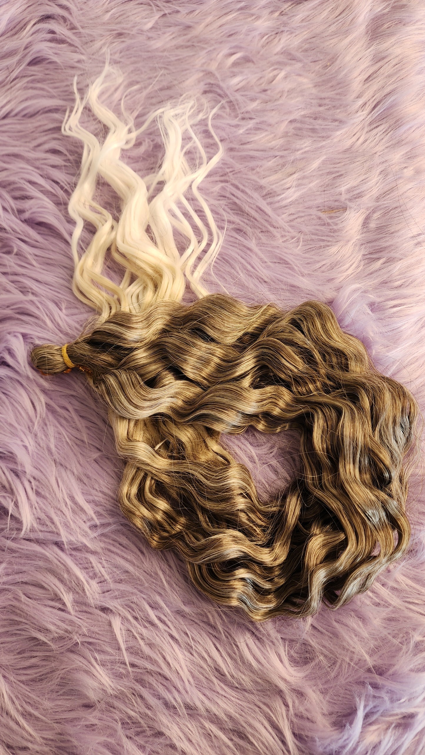 Two tone water wave Braids Extension