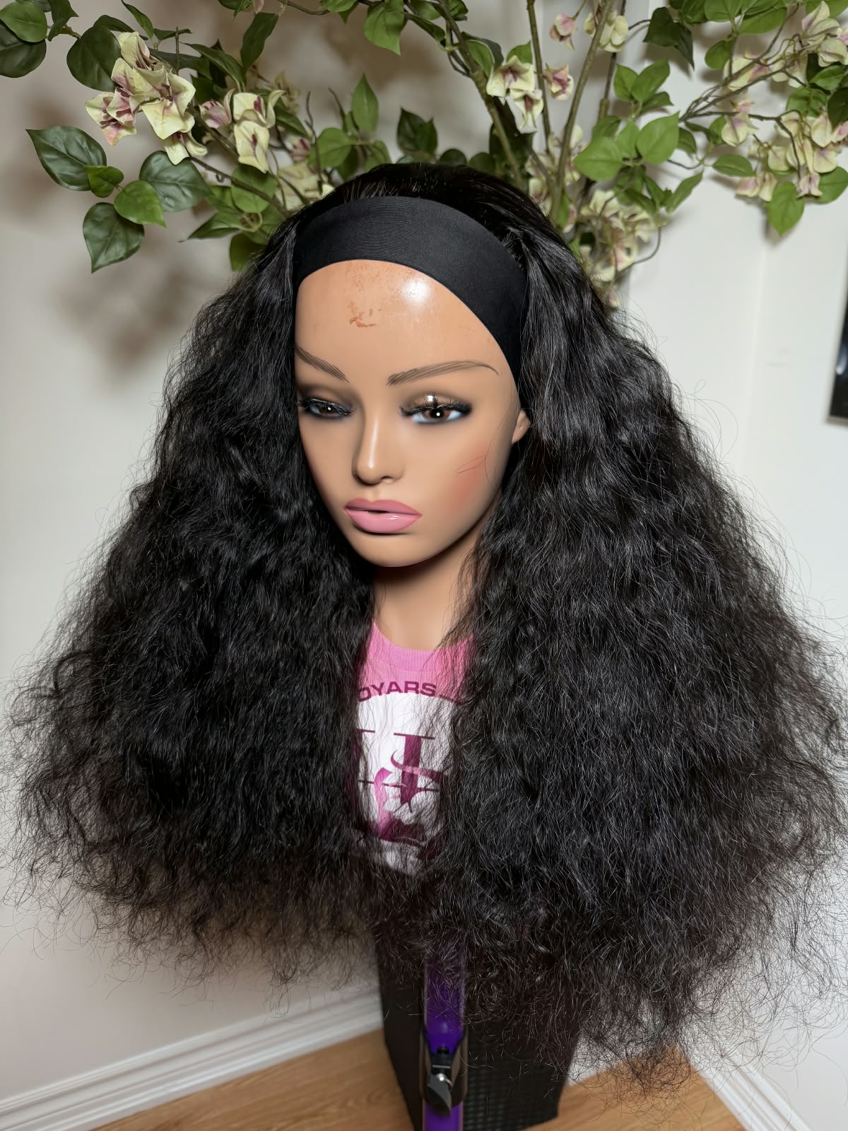 Loose wave hairband