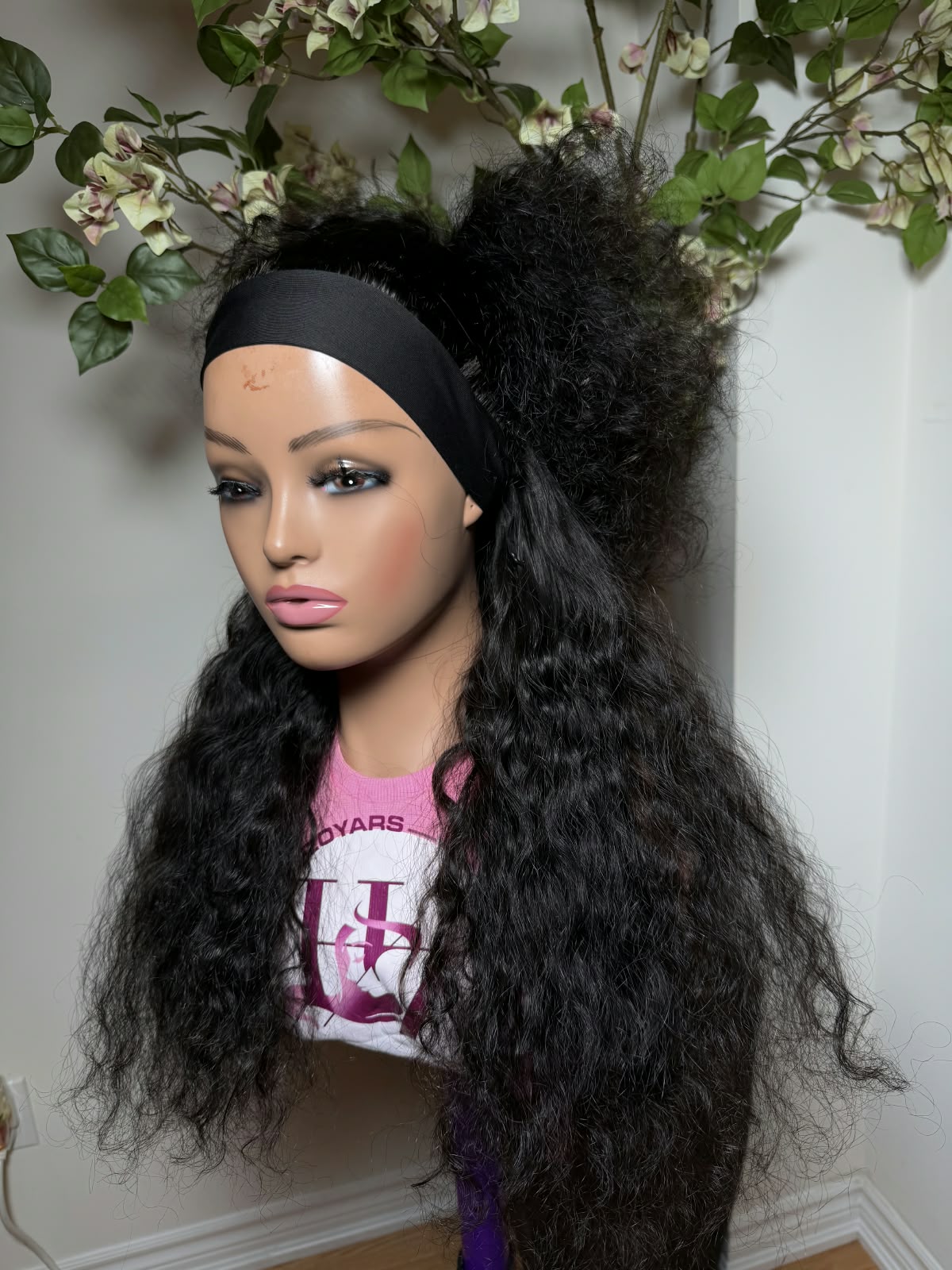 Loose wave hairband
