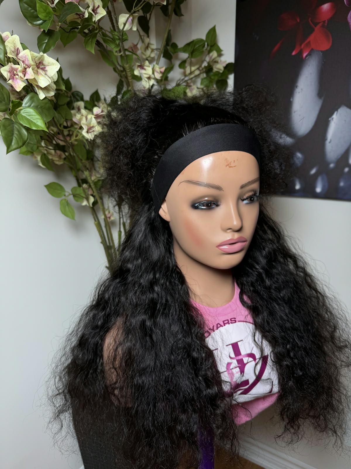Loose wave hairband