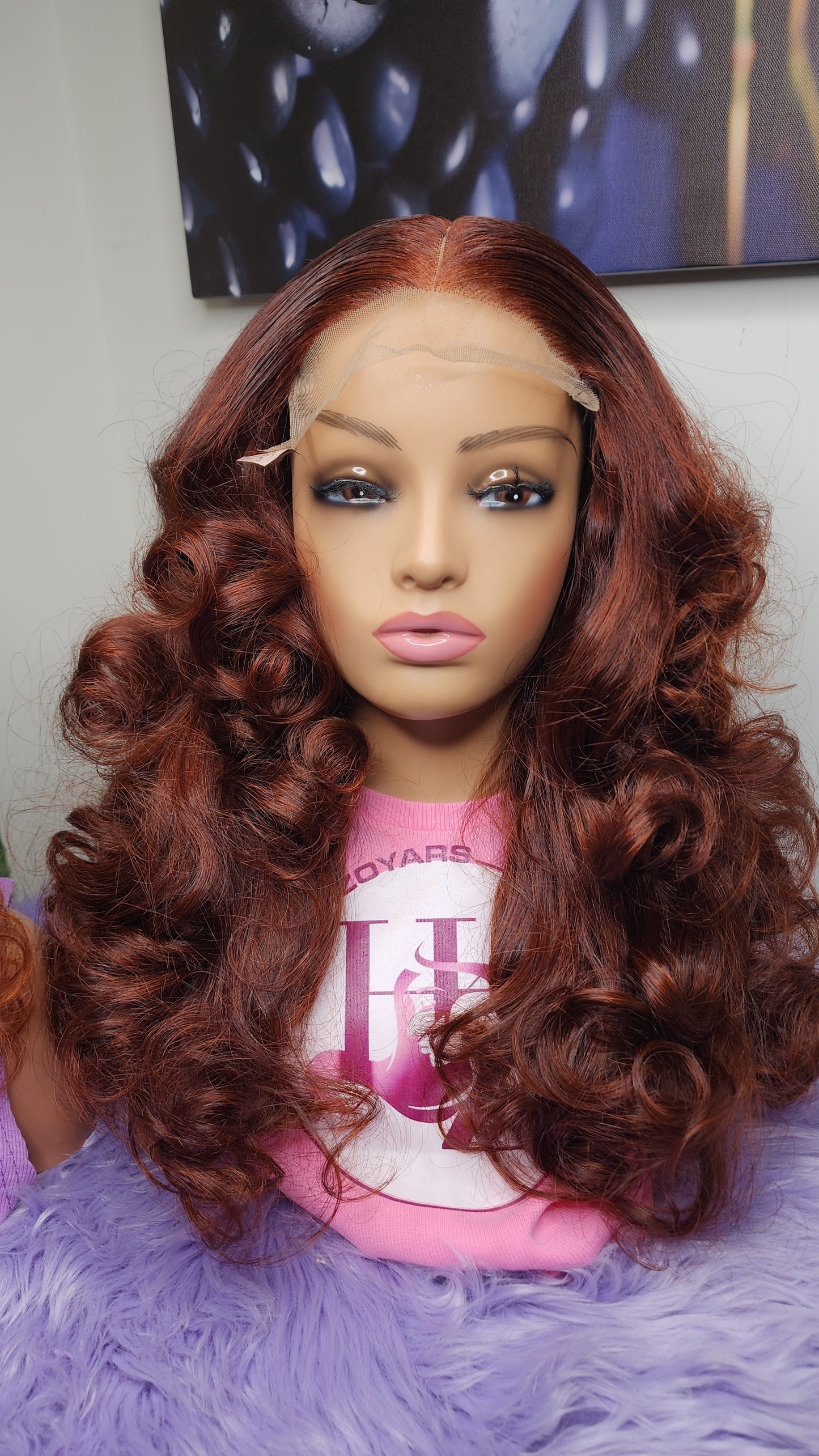 Copper ginger wig