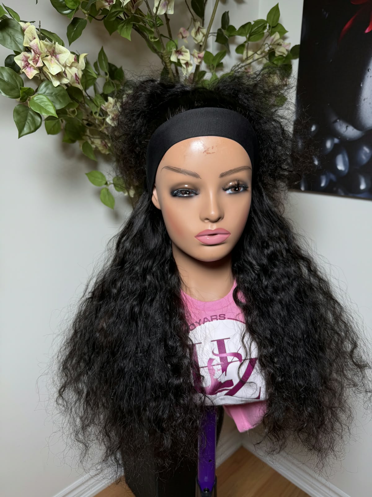 Loose wave hairband