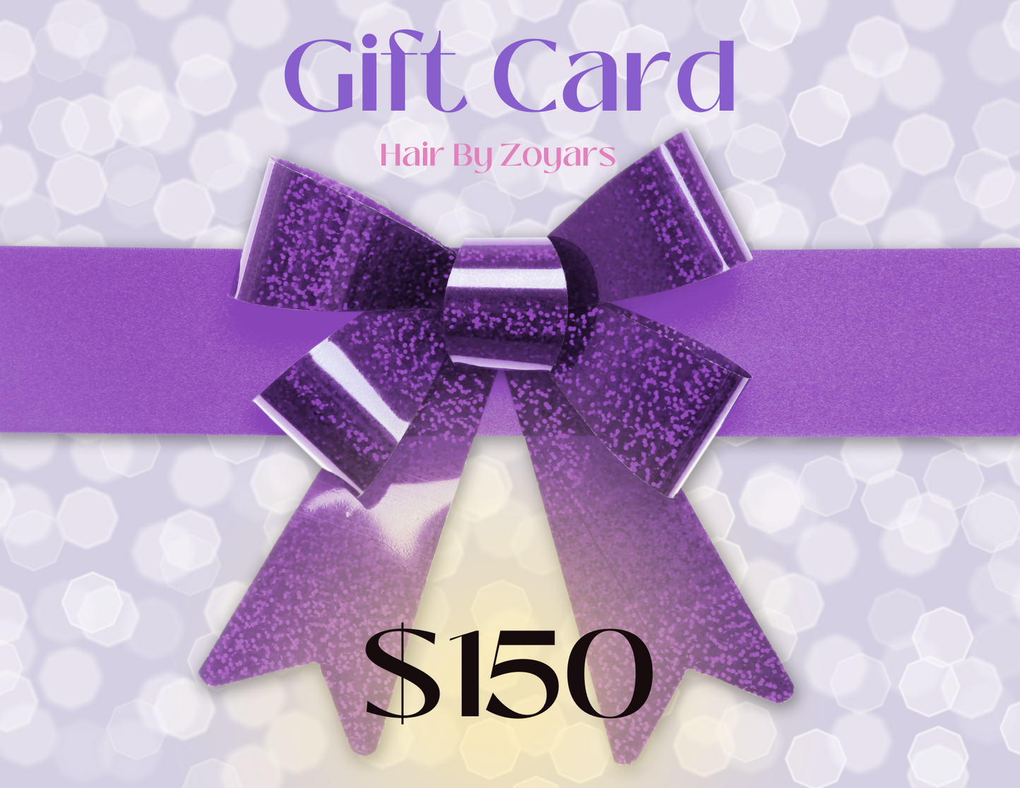 Hairbyzoyars Gift Card