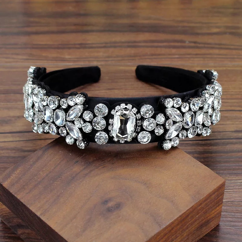 Crystal White Rhinestone Headband