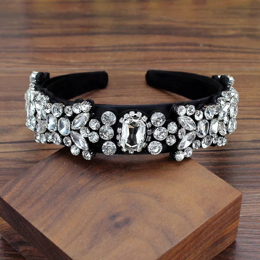 Crystal White Rhinestone Headband