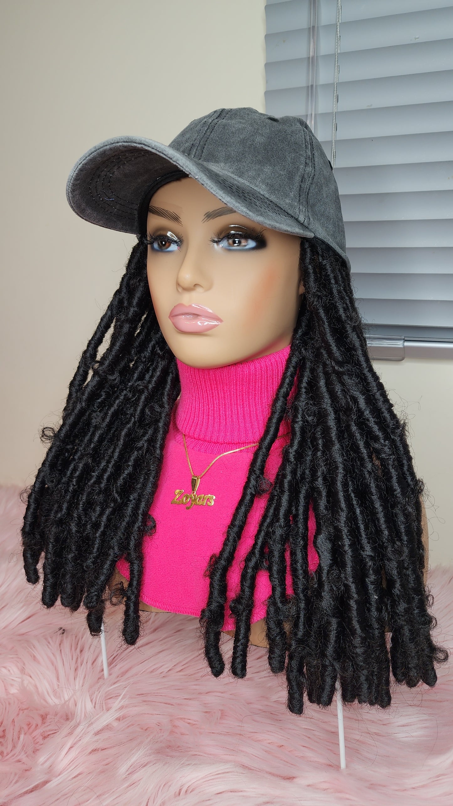 Soft locks baseball cap wig