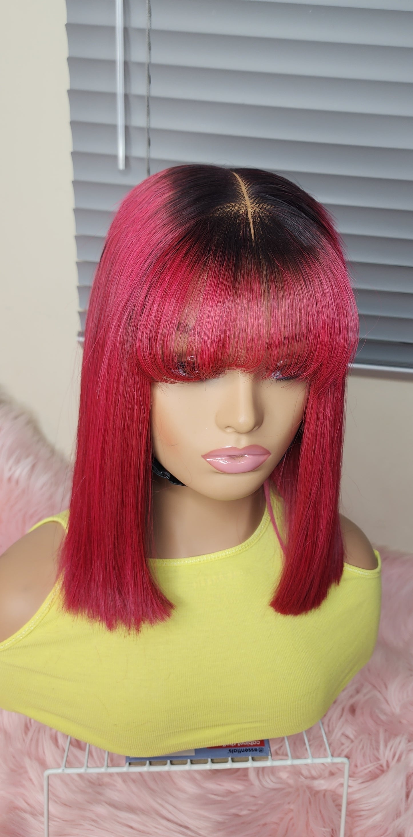 Soso  Rose Pink With Bangs