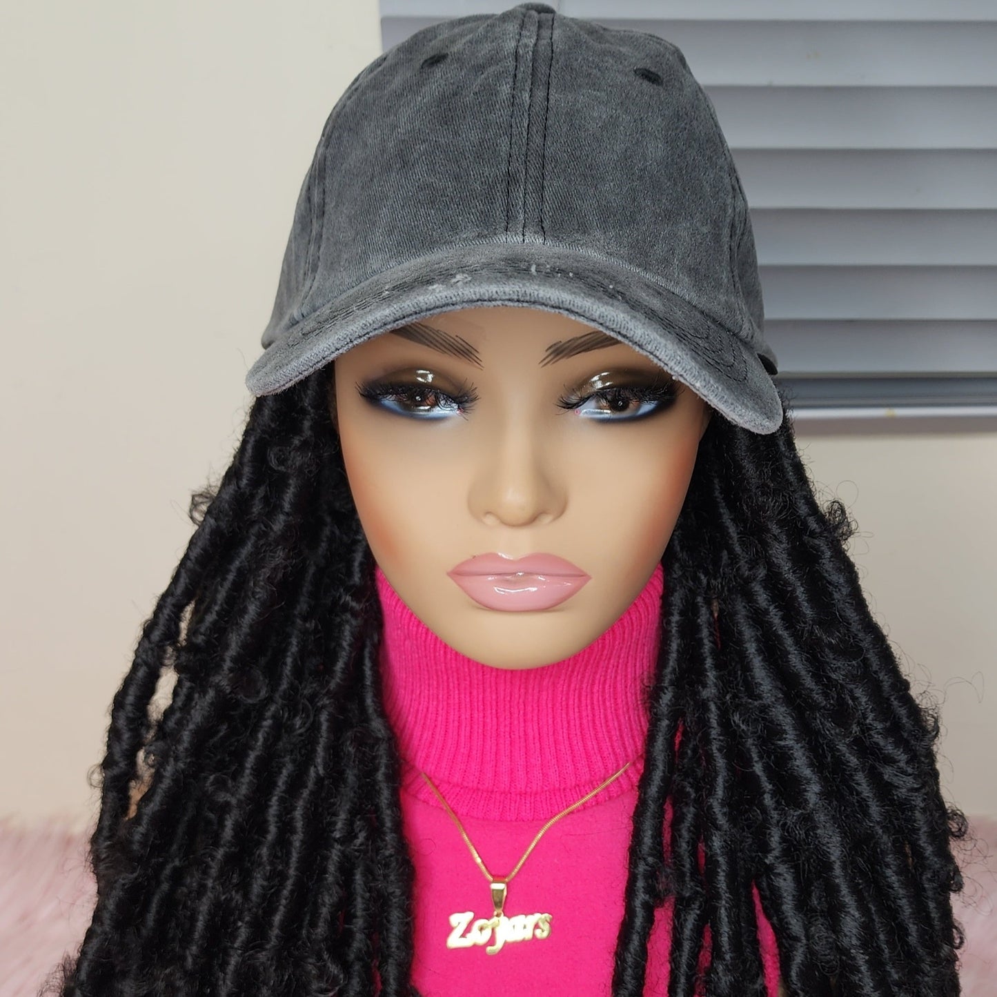 Soft locks baseball cap wig